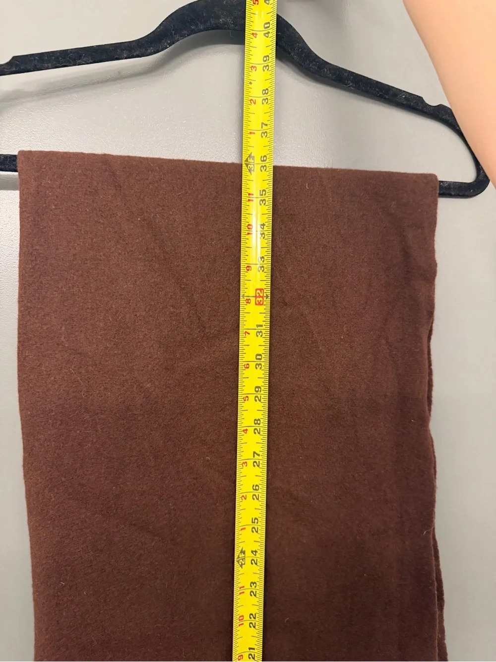 Acne Studios Brown Virgin Wool Fringe Throw